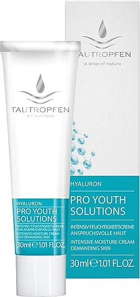 Intensive Moisturizing Face Cream - Tautropfen Hyaluron Pro Youth Solutions — photo N1