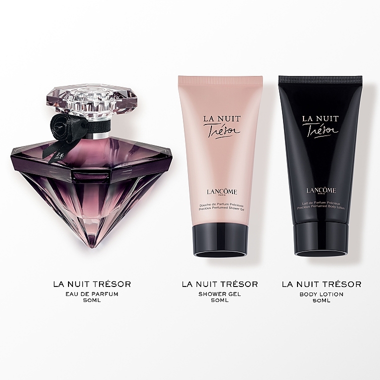 Lancome La Nuit Tresor - Set (edp/50ml + b/lot/50ml + sh/gel/50ml) — photo N2