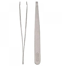 Straight Tweezers, stainless steel, 9.5 cm, 1075/A - Titania — photo N1