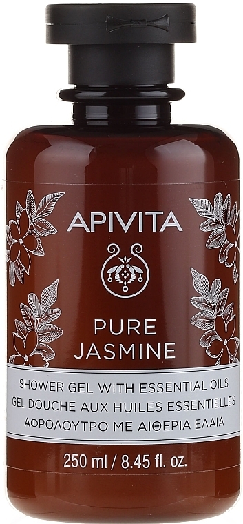 Natural Jasmine with Essential Oils Shower Gel - Apivita Pure Jasmine Showergel with Essential Oils — photo N3