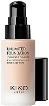 Fragrances, Perfumes, Cosmetics Foundation - Kiko Milano Unlimited Foundation