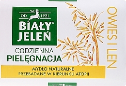 Hypoallergenic Soap, Oat Extract - Bialy Jelen Hypoallergenic Soap Natural Oats — photo N1