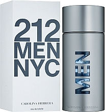 Carolina Herrera 212 Men NYC - Eau de Toilette (tester with cap) — photo N2