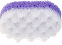 Massage Bath Sponge, purple - Jan Niezbedny — photo N1