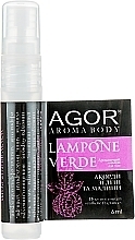 Fragrances, Perfumes, Cosmetics Aromatyczny balsam do ciaia - Agor Aroma Body Lampone Verde (prybka)