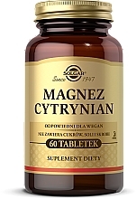 Fragrances, Perfumes, Cosmetics Dietary Supplement "Magnesium Citrate" - Solgar Health & Beauty Magnesium Citrate