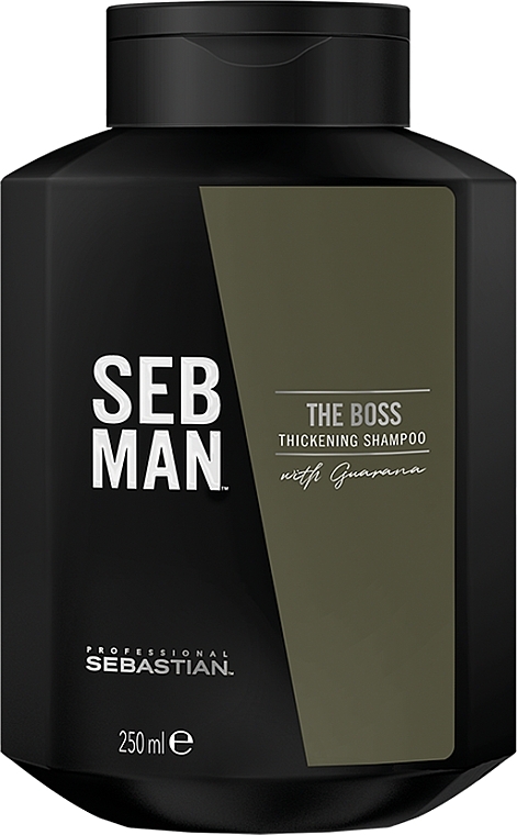 Volume Shampoo for Thin Hair - Sebastian Professional Seb Man The Boss Thickening Shampoo — photo N1