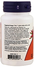 Vitamin B1 "Thiamin", 100 mg - Now Foods Vitamin B1 Tiamin — photo N13