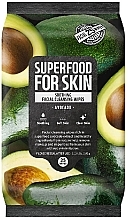 Fragrances, Perfumes, Cosmetics Facial Cleansing Wipes "Avocado" - Superfood For Skin Fresh Food Facial Cleansing Wipes