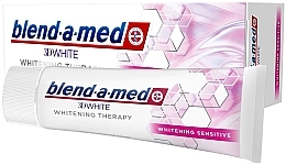 Fragrances, Perfumes, Cosmetics Toothpaste "Whitening for Sensitive Teeth" - Blend-a-Med 3D White Whitening Therapy Sensitive