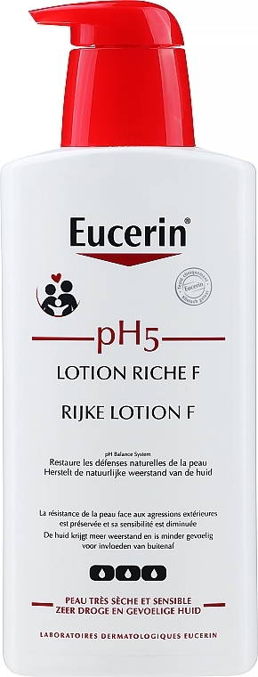Protective Body Lotion for Sensitive Skin - Eucerin pH5 Body Lotion F — photo N1