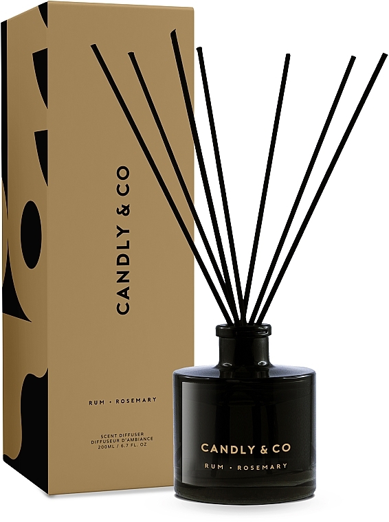 Home Fragrance Diffuser - Candly & Co No.2 Diffuser Rum Rozmaryn — photo N1