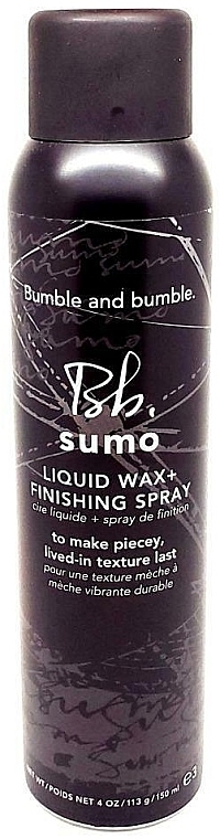 Hair Wax Spray - Bumble and Bumble Sumo Liquid Wax + Finishing Spray — photo N1