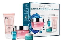 Fragrances, Perfumes, Cosmetics Set - Biotherm Aquasource Cica Routine Gift Set (cr/50ml+eye/cr/5ml+foam/50ml+ser/7ml)