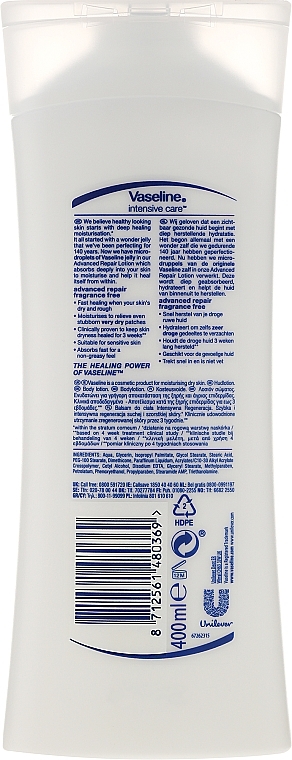 Body Lotion - Vaseline Intensive Care Advanced Repair Lotion — photo N7