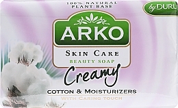 Soap - Arko Beauty Soap Creamy Cotton & Cream — photo N1