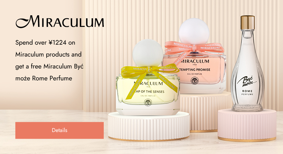 Spend over ¥1224 on Miraculum products and get a free Miraculum Być może Rome Perfume