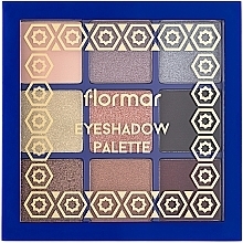 Fragrances, Perfumes, Cosmetics Eyeshadow Palette - Flormar Glamour Eyes Eye Shape Palette