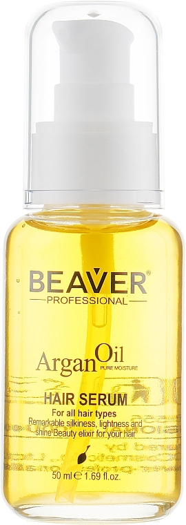 Nourishing & Repairing Argan Oil Serum - Beaver Professional Argan Oil Hair Serum — photo N2