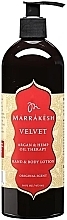 Fragrances, Perfumes, Cosmetics Moisturising Hand & Body Lotion - Marrakesh Velvet Hand & Body Lotion Original Scent