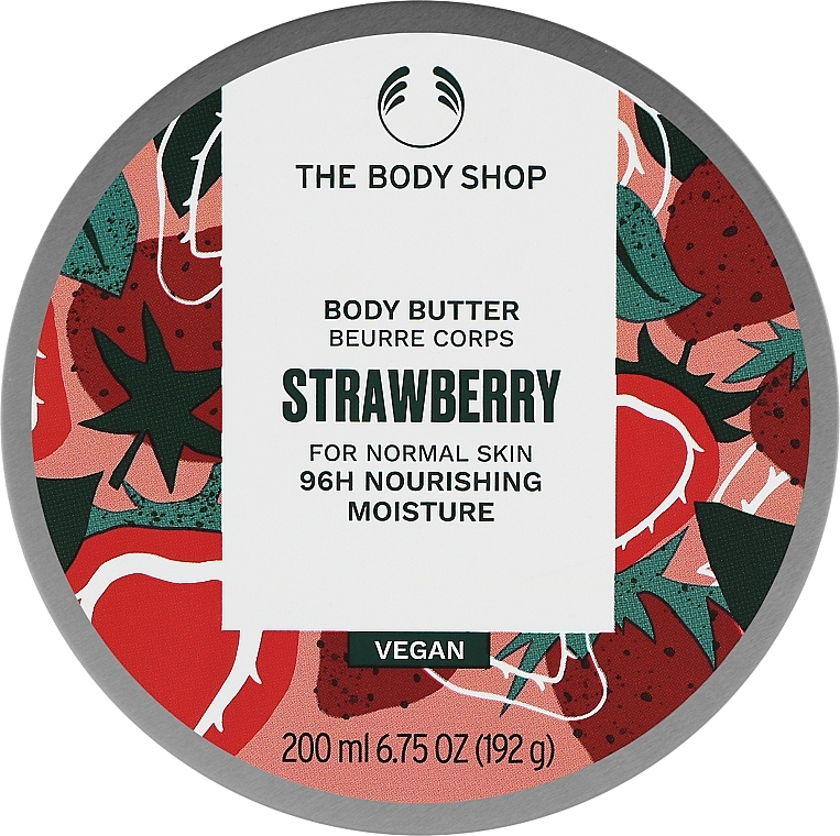 Body Butter - The Body Shop Strawberry 96H Nourishing Moisture Body Butter — photo N2