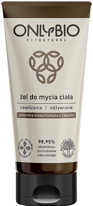 Cleansing Body Gel "Moisturizing and Nourishing" - Only Bio Fitosterol — photo N2