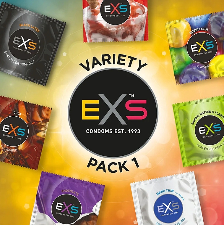 Condoms - EXS Mixed Variety Pack 1 Condoms — photo N2