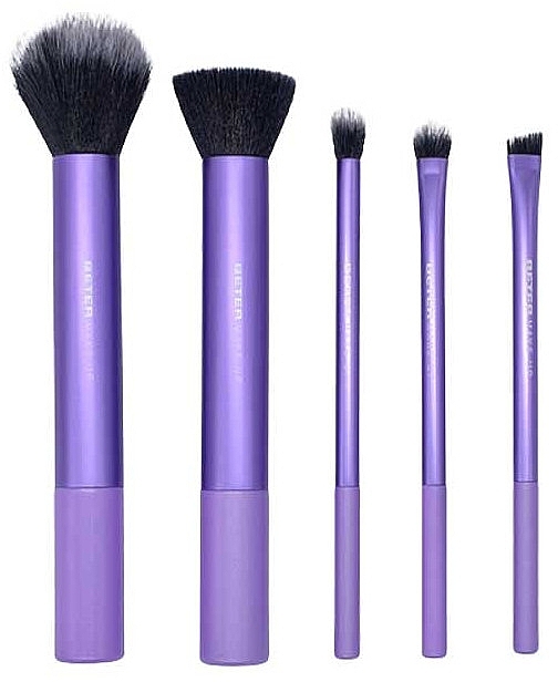 Makeup Brush Set, 5 pcs - Beter Life Collection Makeup Brush Set — photo N3
