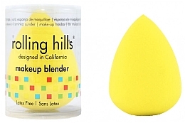 Fragrances, Perfumes, Cosmetics Makeup Blender, yellow - Rolling Hills Makeup Blender Dark Yellow