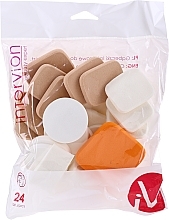 Fragrances, Perfumes, Cosmetics Latex Makeup Sponges, 498982, 24 pcs - Inter-Vion №6