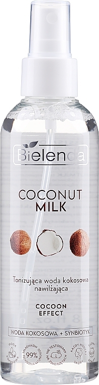 Toning Moisturizing Coconut Water - Bielenda Coconut Toning Moisturizing Coconut Water — photo N1