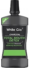 Fragrances, Perfumes, Cosmetics Mouthwash - White Glo Charcoal Total Mouth Detox Mouthwash