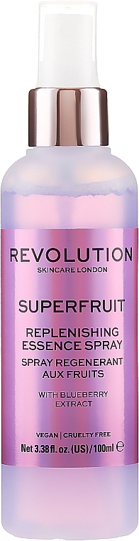 Facial Spray - Makeup Revolution Superfruit Replenishing Essence Spray — photo N1