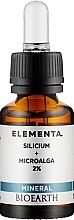 Fragrances, Perfumes, Cosmetics Silicon & Oligoelements Concentrated Solution - Bioearth Elementa Mineral Silicium+ Microalga 2%