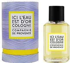 Fragrances, Perfumes, Cosmetics Compagnie de Provence Ici L`Eau est d`Or - Eau de Cologne