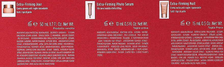 Set - Clarins VP Extra-Firming HLY 2022 (cr/50ml + cr/15ml + ser/10ml + bag/1pc) — photo N10