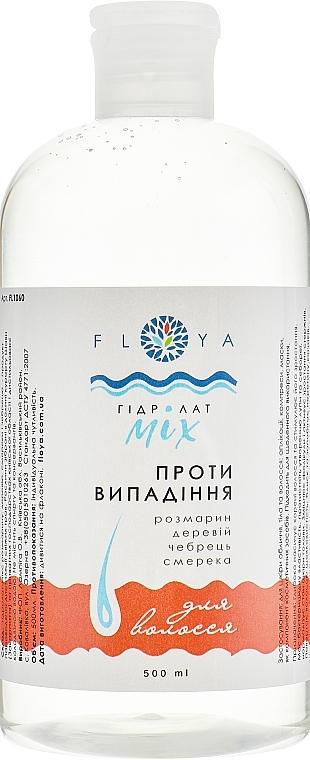 Anti Hair Loss Mix Hydrolate - Floya — photo N6