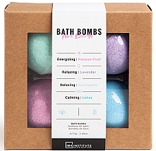 Fragrances, Perfumes, Cosmetics Bath Bomb - Idc Institute Bath Bombs Pure Energy (Bath/ 70gr x 4pcs)