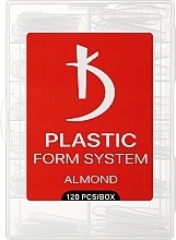 Fragrances, Perfumes, Cosmetics Nail Modeling Upper Forms (almond shape) - Kodi Professional Plastic Form System Almond