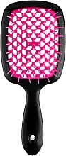 Fragrances, Perfumes, Cosmetics Blow-out Styling Brush, black with pink - Nuvi