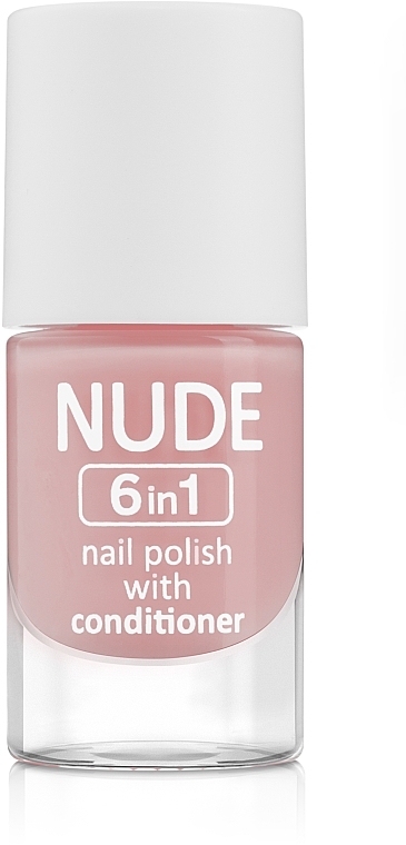 Nail Polish - Ados Nude 6in1 Nail Polish With Conditioner — photo N1