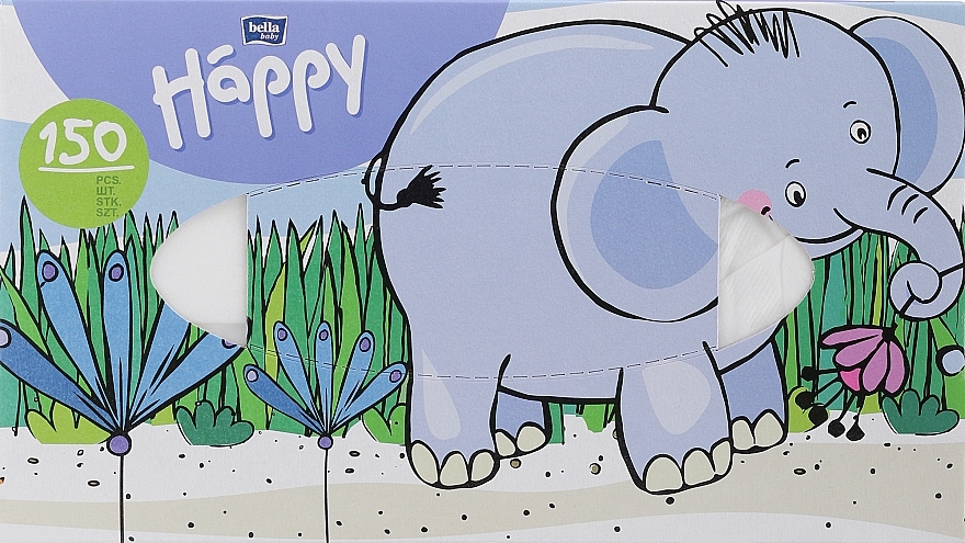 Universal Dry Wipes 'Elephant' - Bella — photo N1
