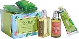 Fragrances, Perfumes, Cosmetics Set - L'Occitane Verbena Tropical Freshness (sh/gel/50ml + shmp/50ml + h/cr/30ml)