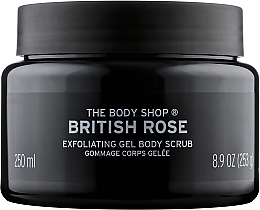 Fragrances, Perfumes, Cosmetics Exfoliating Gel Body Scrub - The Body Shop British Rose Exfoliating Gel Body Scrub