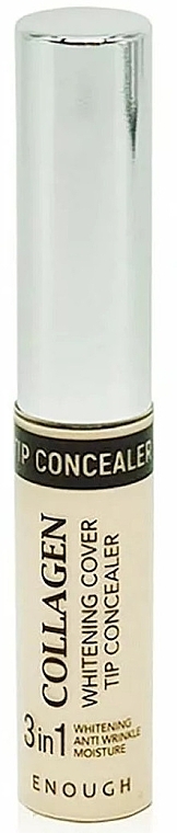 Brightening Collagen Concealer - Enough Collagen Whitening Cover Tip Concealer — photo N1