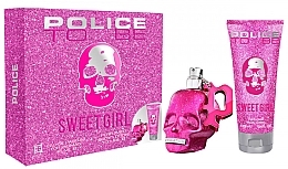 Fragrances, Perfumes, Cosmetics Police To Be Sweet Girl - Set (edp/40ml + body/lot/100ml)
