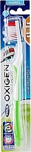 Toothbrush "Oxigen", hard, green - Piave — photo N2