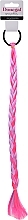 Fragrances, Perfumes, Cosmetics Hair Band with Strands, FA-5648+1, pink-violet - Donegal