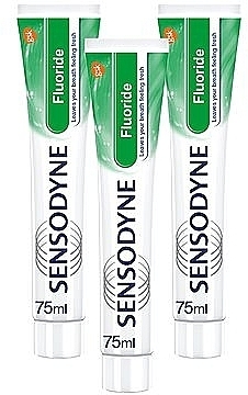 Set - Sensodyne Fluoride (toothpaste/3x75ml) — photo N3