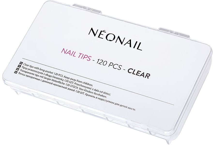Transparent Tips - NeoNail Professional Nail Tips Clear — photo N1